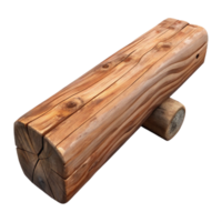 elegant minimalist Wooden Beam Rustic Texture Isolated Transparent Background premium png