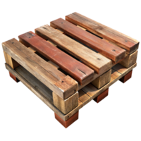 elegant abstract Wooden Pallet Distressed Style Isolated Transparent Background authentic png