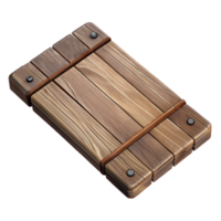 wonderful creative Wooden Plank Top View Isolated Transparent Background png