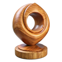 beautiful traditional Wooden Sculpture Polished Finish Isolated Element high quality png