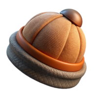 wonderful classic Wool Hat Lining Detail Isolated on Transparent Background authentic png