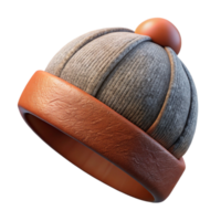 stunning traditional Wool Hat Lining Detail Isolated on Transparent Background high quality png