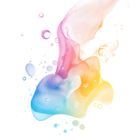 Vibrant colors blend in a dynamic, fluid swirl. png