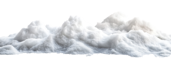 Isolated fluffy white clouds on black background. Ideal for compositing and design. png