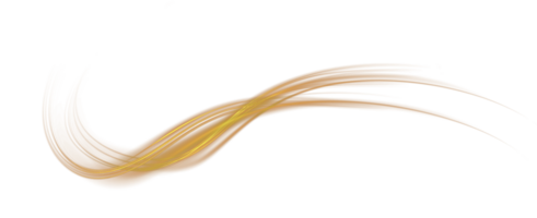 Golden glowing shiny lines effect. Luminous golden lines of speed. Light glowing effect. Light trail wave, fire path trace line and incandescence curve twirl. . Illustration number 90 png