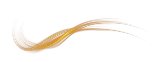 Golden glowing shiny lines effect. Luminous golden lines of speed. Light glowing effect. Light trail wave, fire path trace line and incandescence curve twirl. . Illustration number 87 png
