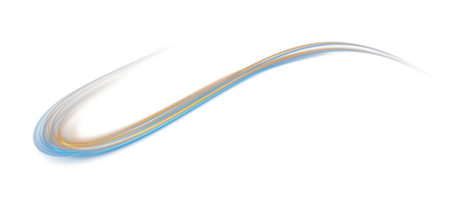 Blue and golden glowing shiny lines effect. Luminous blue and yellow lines of speed. Light glowing effect. Light trail wave, fire path trace line and incandescence curve twirl. Illustration number 34 png