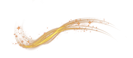 Golden glowing shiny lines effect. Luminous golden lines of speed. Light glowing effect. Light trail wave, fire path trace line and incandescence curve twirl. . Illustration number 71 png