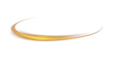 Golden glowing shiny lines effect. Luminous golden lines of speed. Light glowing effect. Light trail wave, fire path trace line and incandescence curve twirl. . Illustration number 64 png