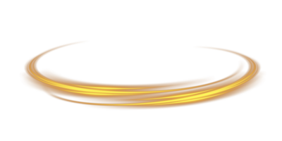 Golden glowing shiny lines effect. Luminous golden lines of speed. Light glowing effect. Light trail wave, fire path trace line and incandescence curve twirl. . Illustration number 61 png