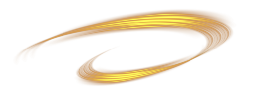 Golden glowing shiny lines effect. Luminous golden lines of speed. Light glowing effect. Light trail wave, fire path trace line and incandescence curve twirl. . Illustration number 60 png