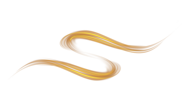 Golden glowing shiny lines effect. Luminous golden lines of speed. Light glowing effect. Light trail wave, fire path trace line and incandescence curve twirl. . Illustration number 59 png