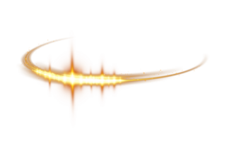 Golden glowing shiny lines effect. Luminous golden lines of speed. Light glowing effect. Light trail wave, fire path trace line and incandescence curve twirl. . Illustration number 56 png