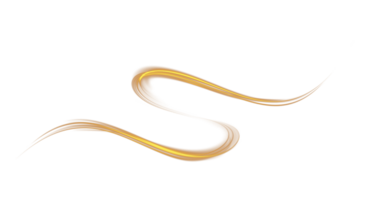 Golden glowing shiny lines effect. Luminous golden lines of speed. Light glowing effect. Light trail wave, fire path trace line and incandescence curve twirl. . Illustration number 55 png