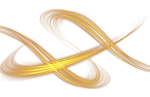 Golden glowing shiny lines effect. Luminous golden lines of speed. Light glowing effect. Light trail wave, fire path trace line and incandescence curve twirl. . Illustration number 65 png