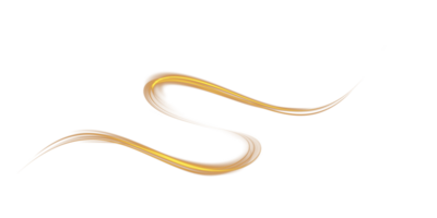 Golden glowing shiny lines effect. Luminous golden lines of speed. Light glowing effect. Light trail wave, fire path trace line and incandescence curve twirl. . Illustration number 52 png