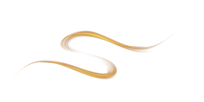 Golden glowing shiny lines effect. Luminous golden lines of speed. Light glowing effect. Light trail wave, fire path trace line and incandescence curve twirl. . Illustration number 82 png