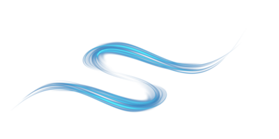 Blue glowing shiny lines effect. Luminous blue lines of speed. Light glowing effect. Light trail wave, fire path trace line and incandescence curve twirl. . Illustration number 65 png
