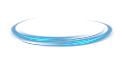 Blue glowing shiny lines effect. Luminous blue lines of speed. Light glowing effect. Light trail wave, fire path trace line and incandescence curve twirl. . png