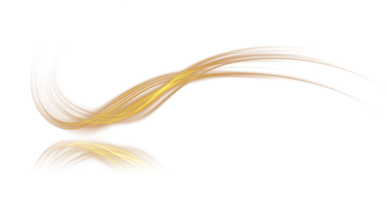 Golden glowing shiny lines effect. Luminous golden lines of speed. Light glowing effect. Light trail wave, fire path trace line and incandescence curve twirl. . Illustration number 35 png