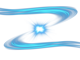 Blue glowing shiny lines effect. Luminous blue lines of speed. Light glowing effect. Light trail wave, fire path trace line and incandescence curve twirl. . Illustration number 37 png