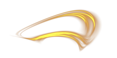 Golden glowing shiny lines effect. Luminous golden lines of speed. Light glowing effect. Light trail wave, fire path trace line and incandescence curve twirl. . Illustration number 23 png