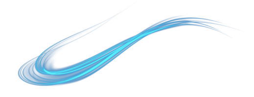Blue glowing shiny lines effect. Luminous blue lines of speed. Light glowing effect. Light trail wave, fire path trace line and incandescence curve twirl. . Illustration number 23 png