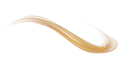 Golden glowing shiny lines effect. Luminous golden lines of speed. Light glowing effect. Light trail wave, fire path trace line and incandescence curve twirl. . Illustration number 18 png