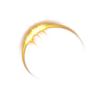Golden glowing shiny lines effect. Luminous golden lines of speed. Light glowing effect. Light trail wave, fire path trace line and incandescence curve twirl. . Illustration number 15 png