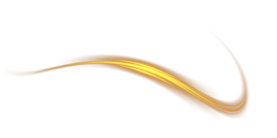 Golden glowing shiny lines effect. Luminous golden lines of speed. Light glowing effect. Light trail wave, fire path trace line and incandescence curve twirl. . Illustration number 14 png