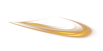 Golden glowing shiny lines effect. Luminous golden lines of speed. Light glowing effect. Light trail wave, fire path trace line and incandescence curve twirl. . Illustration number 16 png