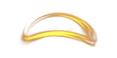 Golden glowing shiny lines effect. Luminous golden lines of speed. Light glowing effect. Light trail wave, fire path trace line and incandescence curve twirl. . Illustration number 10 png