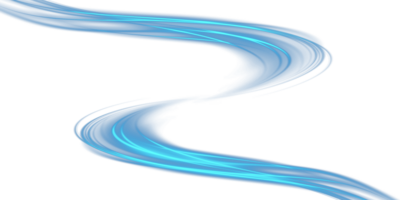 Blue glowing shiny lines effect. Luminous blue lines of speed. Light glowing effect. Light trail wave, fire path trace line and incandescence curve twirl. . Illustration number 8 png