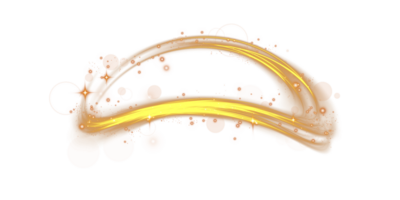 Golden glowing shiny lines effect. Luminous golden lines of speed. Light glowing effect. Light trail wave, fire path trace line and incandescence curve twirl. . Illustration number 7 png