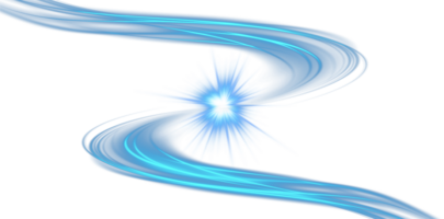 Blue glowing shiny lines effect. Luminous blue lines of speed. Light glowing effect. Light trail wave, fire path trace line and incandescence curve twirl. . Illustration number 7 png