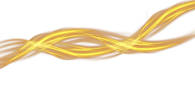 Golden glowing shiny lines effect. Luminous golden lines of speed. Light glowing effect. Light trail wave, fire path trace line and incandescence curve twirl. . Illustration number 5 png