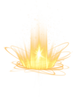 Yellow magic fantasy portal. Futuristic teleport. Light effect. Yellow candles rays of a night scene with sparks. Empty light effect of the podium. Disco club dance floor. . Illustration number 33 png
