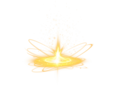 Yellow magic fantasy portal. Futuristic teleport. Light effect. Yellow candles rays of a night scene with sparks. Empty light effect of the podium. Disco club dance floor. . Illustration number 12 png