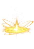 Yellow magic fantasy portal. Futuristic teleport. Light effect. Yellow candles rays of a night scene with sparks. Empty light effect of the podium. Disco club dance floor. . Illustration number 5 png