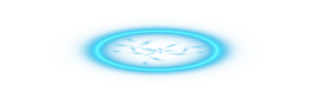 Blue Angel halo ring saint aureole icon. Holy ring angel halo with lightning. Blue nimbus circle realistic element on transparent background. . Illustration number 4 png