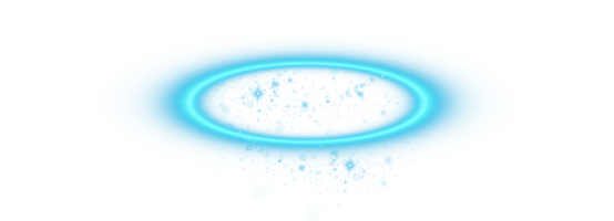 Blue halo angel ring Isolated. Abstract light lines of movement and speed. Light ellipse. Galaxy Glint. Glowing podium. Space tunnel. Light everyday glowing effect. . Illustration number 6 png