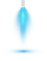 Bright blue Spotlight. Scene. Stage. Podium. Light Effects. Glow light effect. Glowing lamp. . Illustration number 477 png