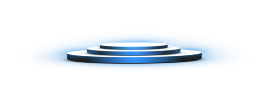 Bright Blue podium. Scene. Stage. Podium. Light Effects. Glow light effect. . Illustration number 7 png