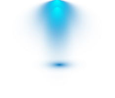 Bright blue Spotlight. Scene. Stage. Podium. Light Effects. Glow light effect. Glowing lamp. . Illustration number 259 png