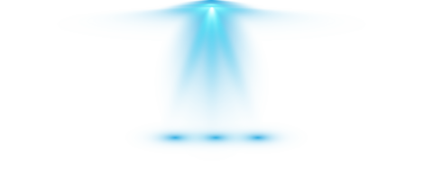 Bright blue Spotlight. Scene. Stage. Podium. Light Effects. Glow light effect. Glowing lamp. . Illustration number 241 png