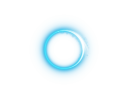 Blue spark circle light effect with magic glow. Abstract round glitter sparkle blue. Shiny luxury circular dust particle design set with starlight trail. . Illustration number 21 png