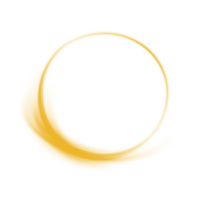Yellow or golden spark circle light effect with magic glow. Abstract round glitter sparkle yellow or golden. Shiny luxury circular dust particle design set with starlight trail. . Number 19 png