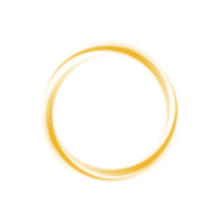 Yellow or golden spark circle light effect with magic glow. Abstract round glitter sparkle yellow or golden. Shiny luxury circular dust particle design set with starlight trail. . Number 11 png