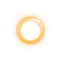 Yellow or golden spark circle light effect with magic glow. Abstract round glitter sparkle yellow or golden. Shiny luxury circular dust particle design set with starlight trail. . Number 12 png