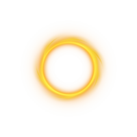Yellow or golden spark circle light effect with magic glow. Abstract round glitter sparkle yellow or golden. Shiny luxury circular dust particle design set with starlight trail. . Number 9 png